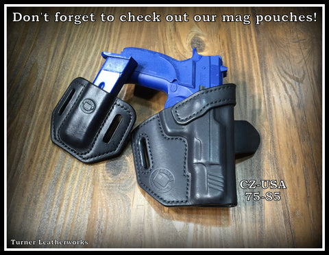 Turner Leatherworks TBR™ (OWB) Leather Holster (fits: All CZ-USA Models)