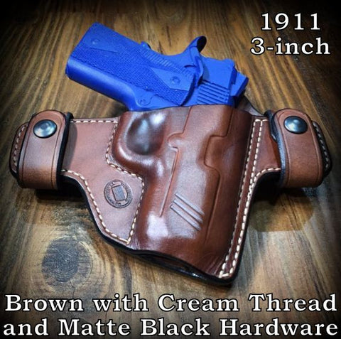 Custom Leather 1911 Holster Concealed Carry .45 .45acp
