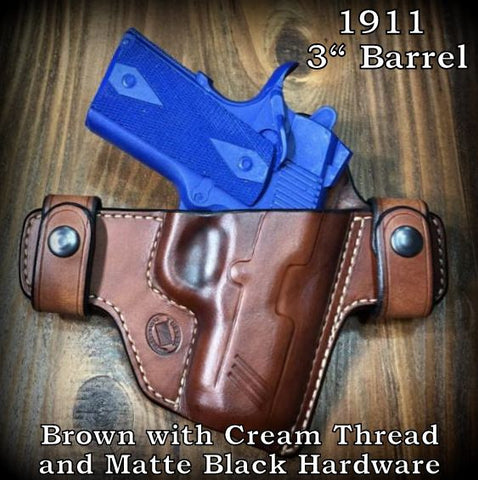 Custom Leather 1911 Holster Concealed Carry .45 .45acp